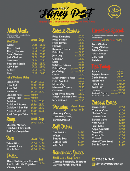 Menu Design